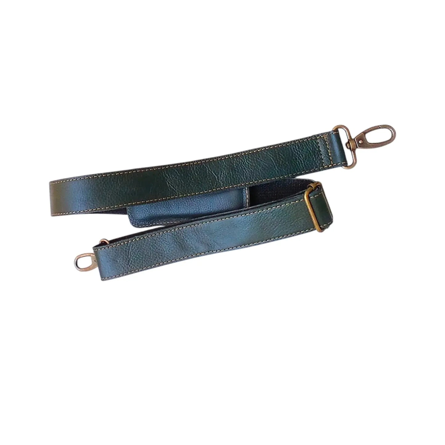 Green Leather Laptop Bag.