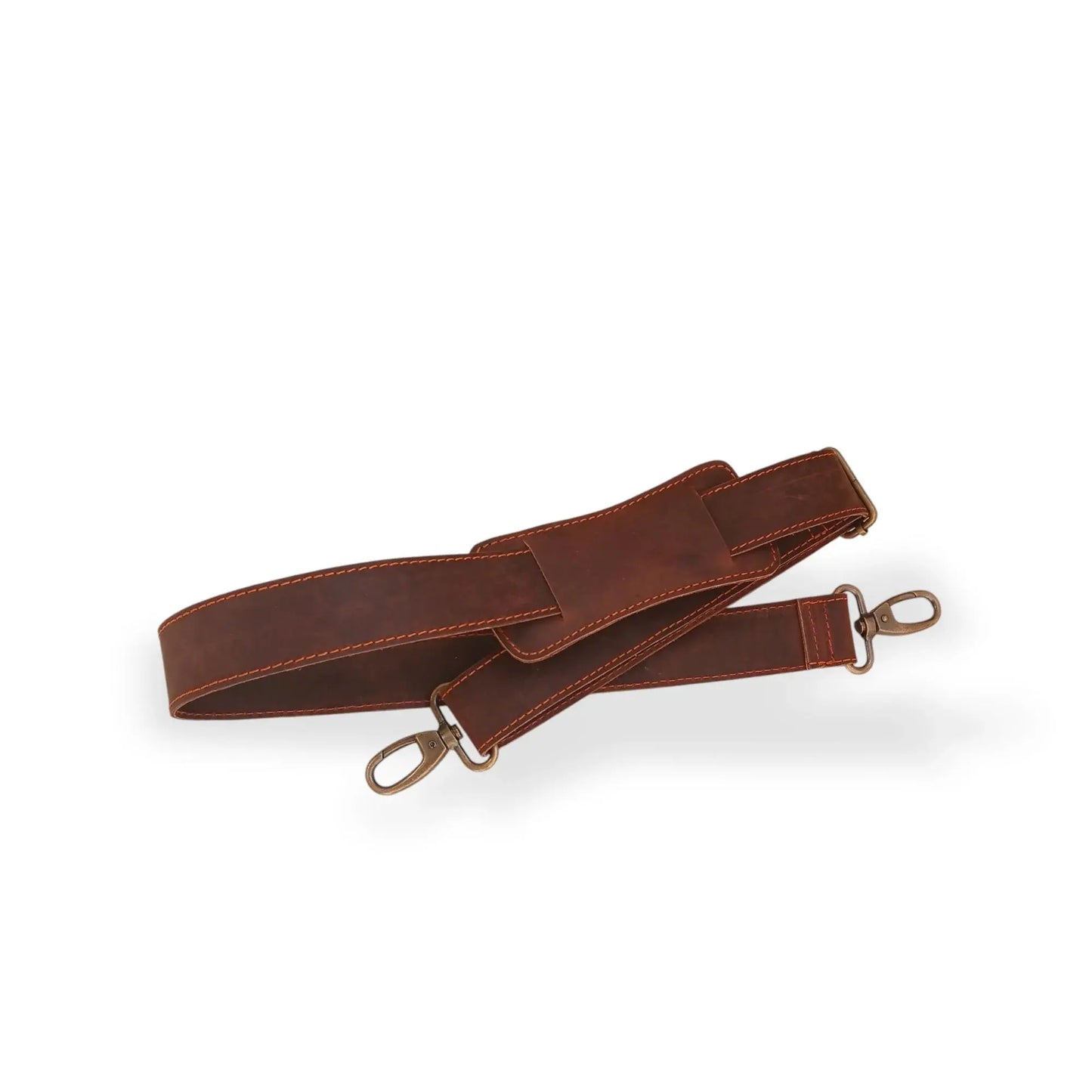 15.6 / 16 inches Reddish Brown Leather Business Laptop Bag.
