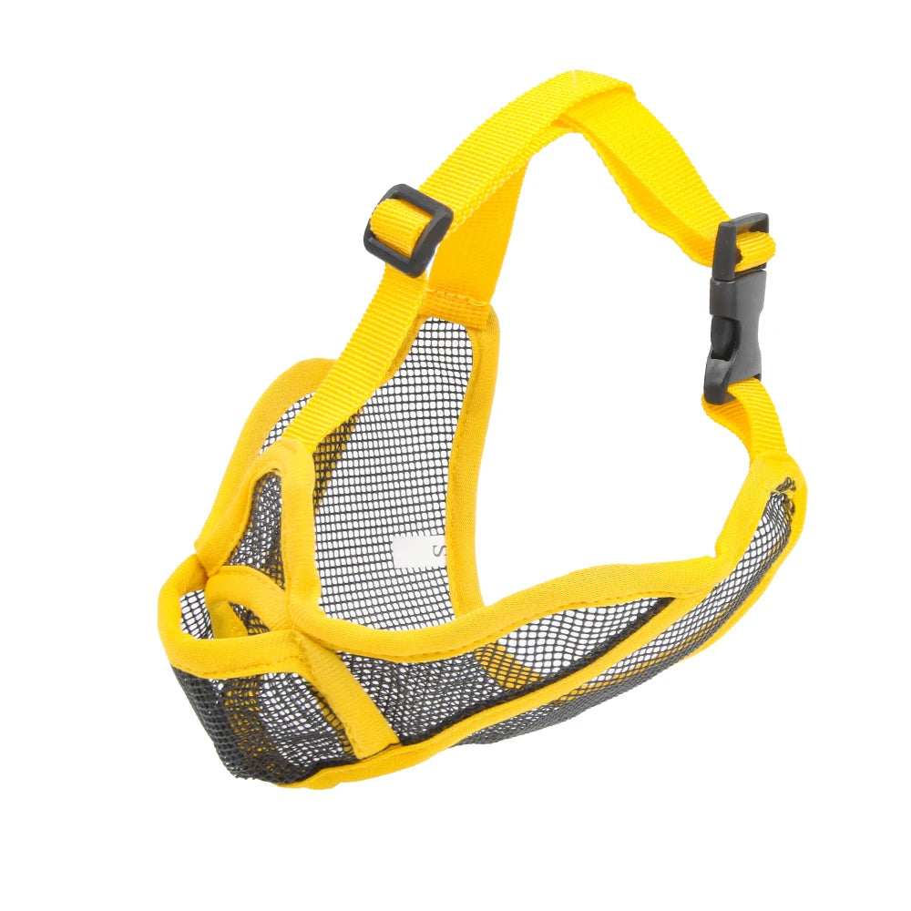 Short-Snouted Dog Muzzle – Breathable Anti-Biting Snout Cover for Bulldogs, Shar Pei, Short-Mouthed Dogs, Walking & Drinking
