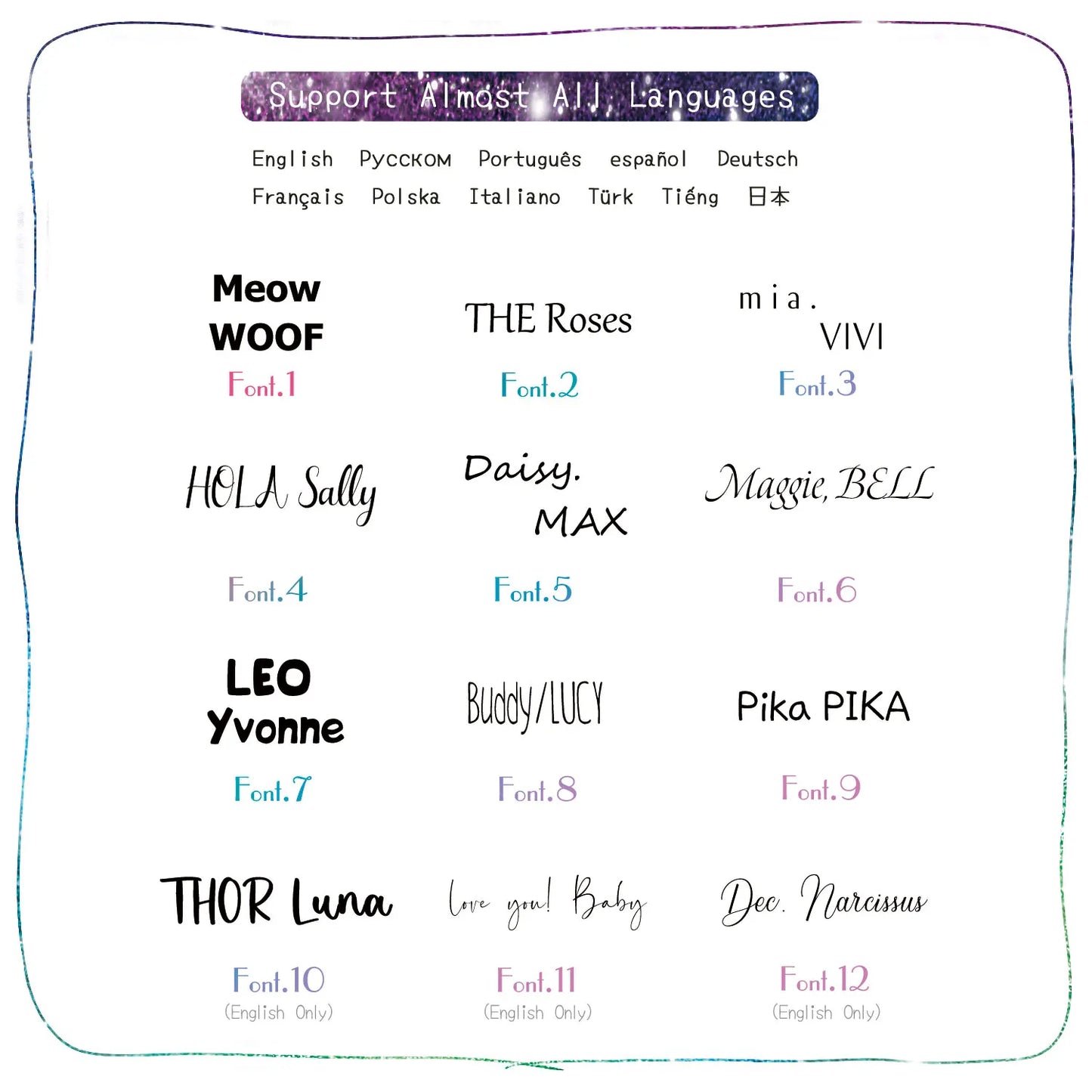 Personalized Pet ID Tag for Dogs and Cats, Custom Engraved Collar Name Tag Charm, Metal Pet Identification Accessories