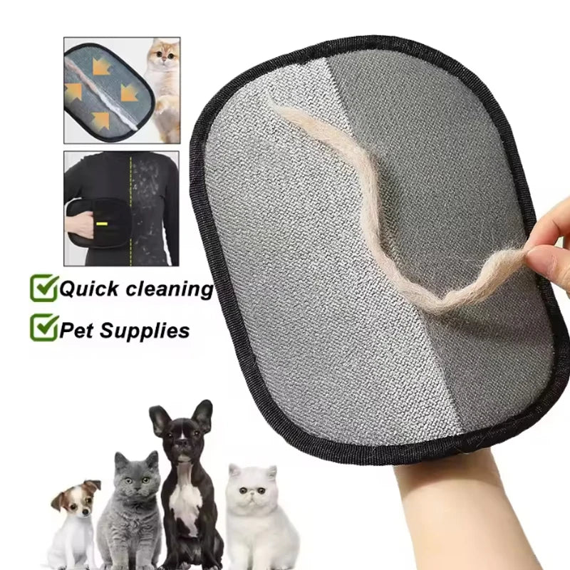 Pet hair remover Electrostatic gloves