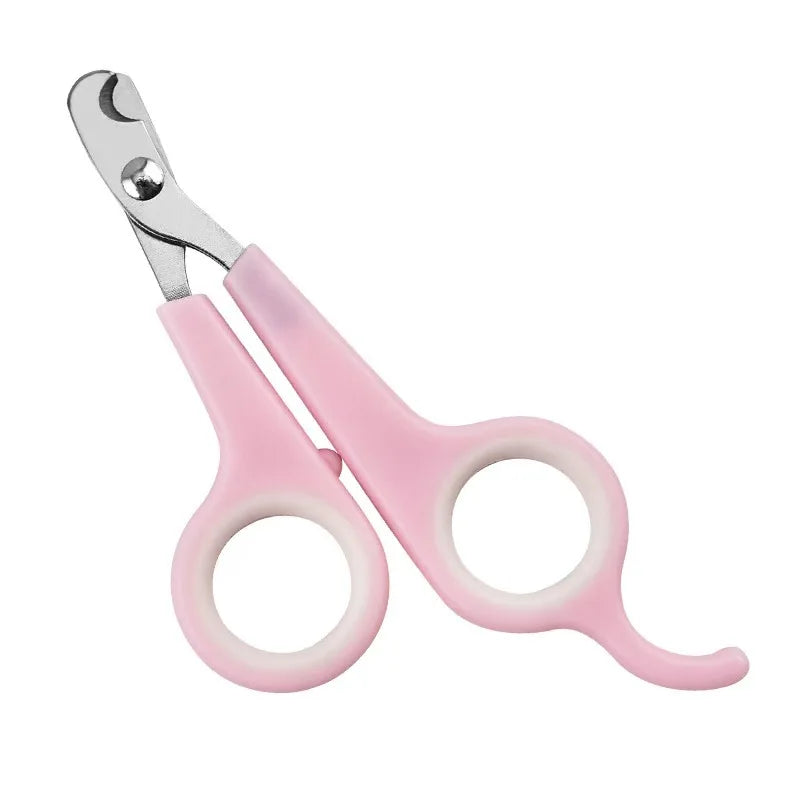 Professional Pet Nail Scissors for Dogs & Cats, Safe Toe Claw Trimmer for Home Grooming