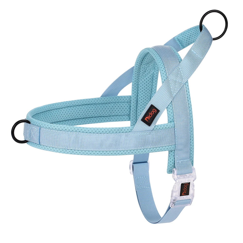 Soft No-Pull Adjustable Dog Harness, Padded Nylon Pet Vest for Small, Medium & Large Dogs