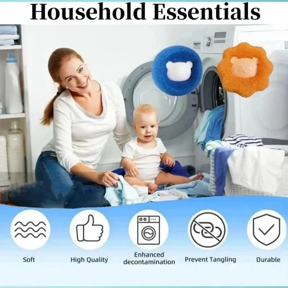 Hair-Catcher Laundry Balls