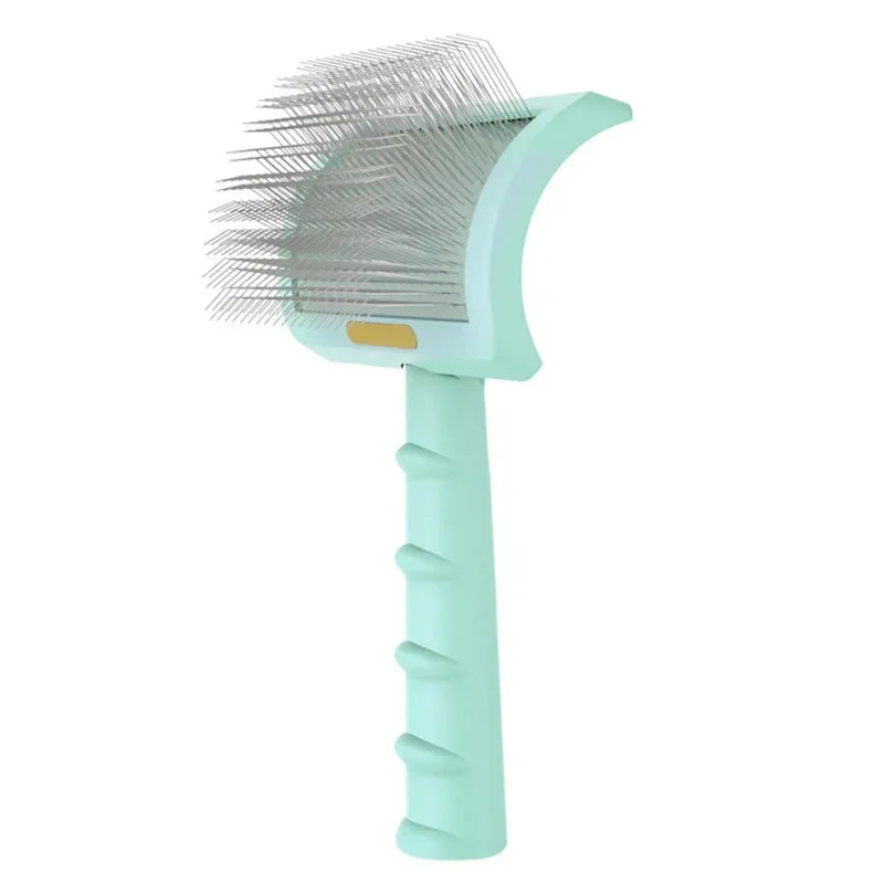 Pet Grooming Comb Shedding Hair Remove Needle Brush Slicker Massage Easy To Cleaning Large Dog Cat Fluffy Hair Tool Pet Supplies