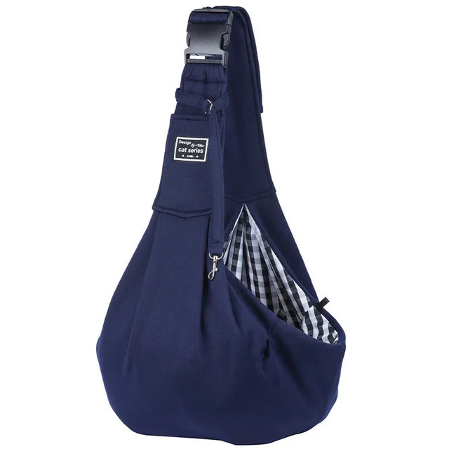 Adjustable Pet Dog Carrier Sling Bag for Outdoor Travel, Single Shoulder Puppy Tote Pouch, Comfortable Crossbody Pet Handbag