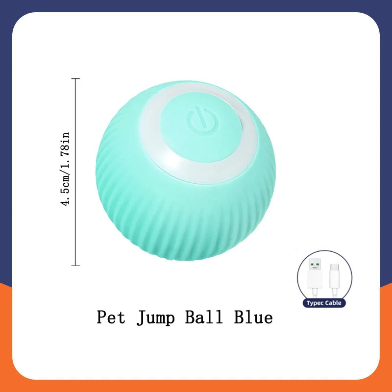Smart Electronic Interactive Dog Toy Ball, USB Automatic Moving Bouncing Ball for Puppies and Cats, Pet Training and Exercise Toy