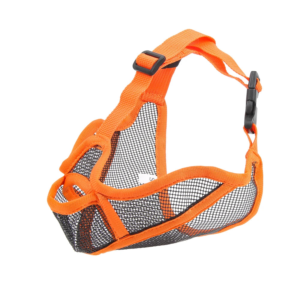 Short-Snouted Dog Muzzle – Breathable Anti-Biting Snout Cover for Bulldogs, Shar Pei, Short-Mouthed Dogs, Walking & Drinking