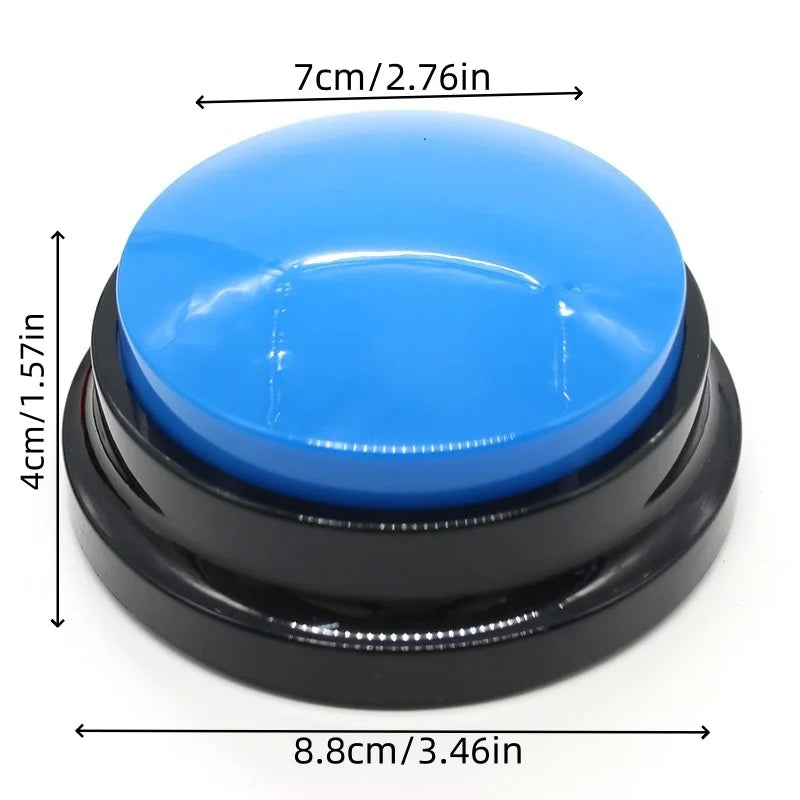 Recordable Talking Dog Buttons, Portable Voice Training Buttons for Dogs and Cats, Interactive Communication Pet Toys for Travel