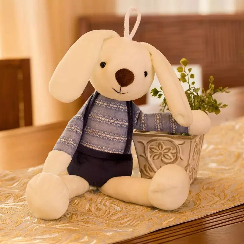 40cm Calming Rabbit Plush Toy, Soft Stuffed Animal Doll for Kids, Sleeping Companion & Cute Bedroom Decor