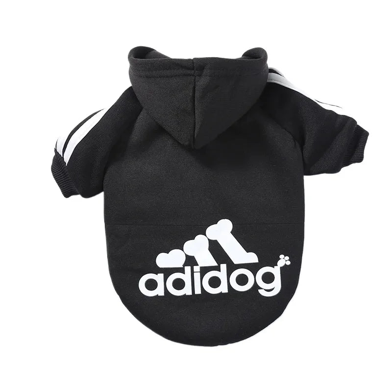 Fashion Dog Hooded Sweatshirt, Warm Cotton Pet Clothes Jacket for Small Medium Large Dogs, Two-Legged Winter Hoodie XS-5XL