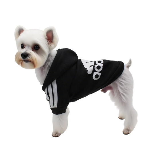 Fashion Dog Hooded Sweatshirt, Warm Cotton Pet Clothes Jacket for Small Medium Large Dogs, Two-Legged Winter Hoodie XS-5XL