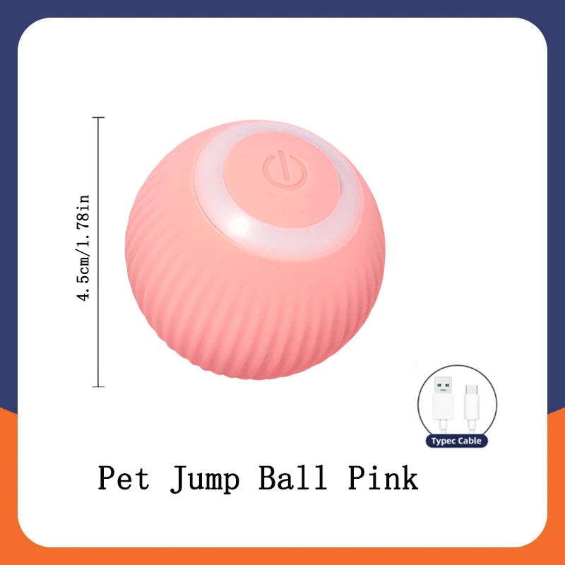 Smart Electronic Interactive Dog Toy Ball, USB Automatic Moving Bouncing Ball for Puppies and Cats, Pet Training and Exercise Toy