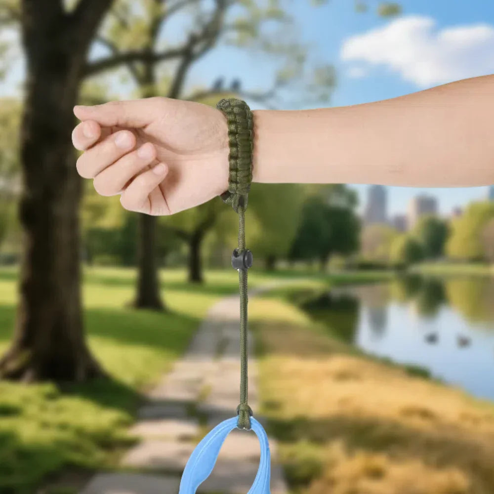 Adjustable Hands-Free Dog Leash, Outdoor Nylon Running and Walking Belt, Strong Hanging Rope for Small Medium Dogs, Pet Training Accessories