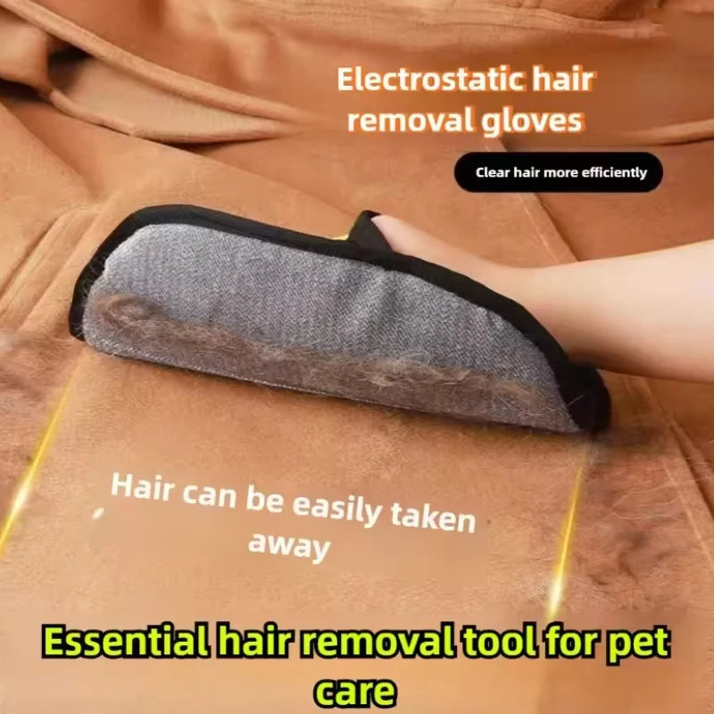 Pet hair remover Electrostatic gloves