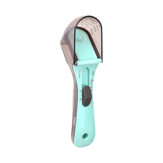 Adjustable Pet Food Measuring Scoop – Transparent Dog & Cat Food Measuring Cup with Scale, Accurate Portion Dog Accessories