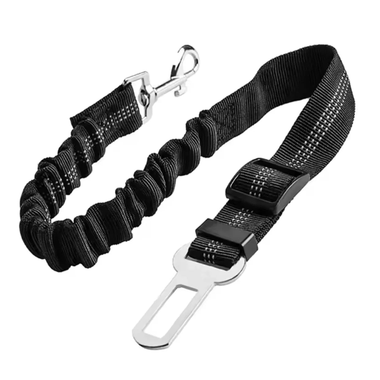 Adjustable Dog Car Seat Belt, Nylon Pet Car Seat Buckle Safety Strap, Universal Traction Rope for Vehicle Travel with Pets
