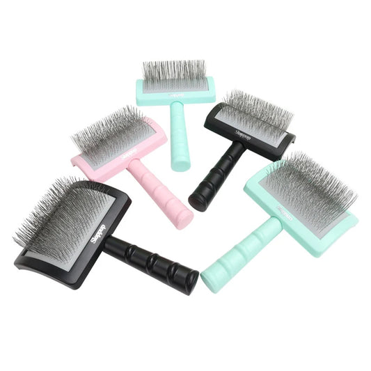 Pet Grooming Comb Shedding Hair Remove Needle Brush Slicker Massage Easy To Cleaning Large Dog Cat Fluffy Hair Tool Pet Supplies
