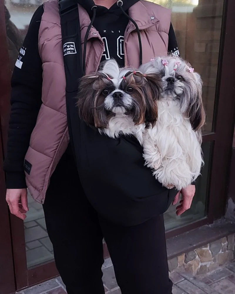 Adjustable Pet Dog Carrier Sling Bag for Outdoor Travel, Single Shoulder Puppy Tote Pouch, Comfortable Crossbody Pet Handbag