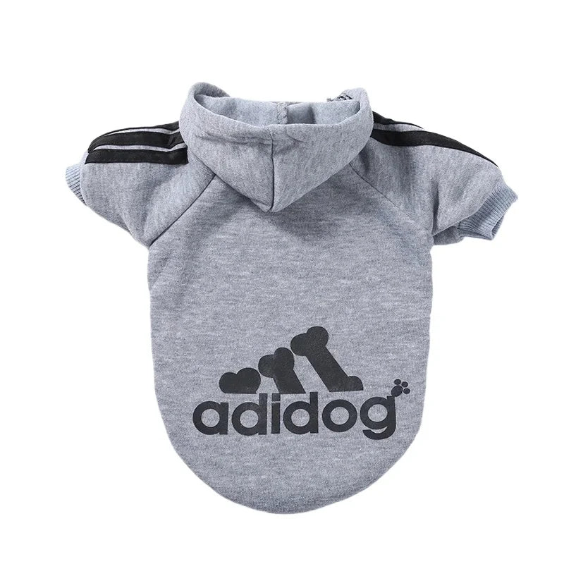 Fashion Dog Hooded Sweatshirt, Warm Cotton Pet Clothes Jacket for Small Medium Large Dogs, Two-Legged Winter Hoodie XS-5XL