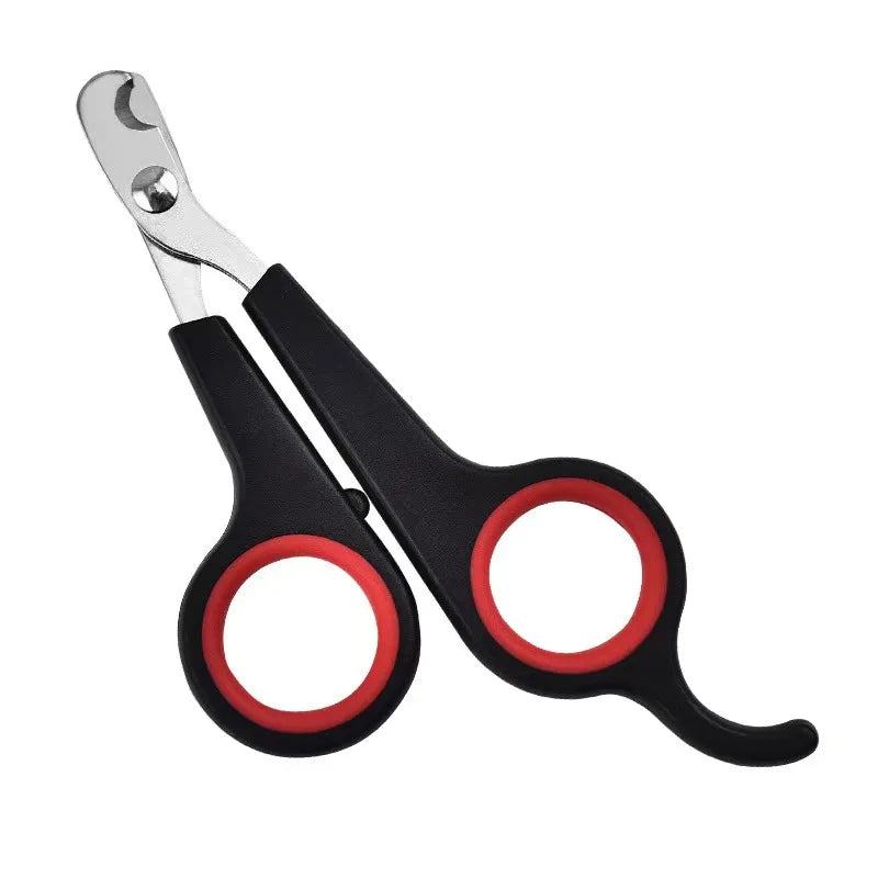 Professional Pet Nail Scissors for Dogs & Cats, Safe Toe Claw Trimmer for Home Grooming