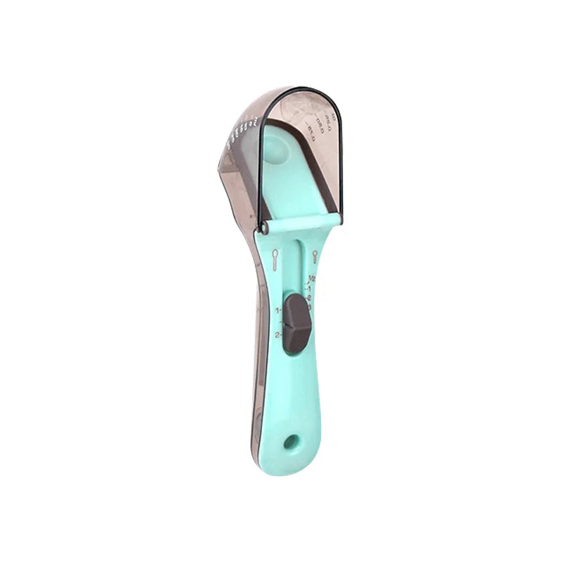 Adjustable Pet Food Measuring Scoop – Transparent Dog & Cat Food Measuring Cup with Scale, Accurate Portion Dog Accessories