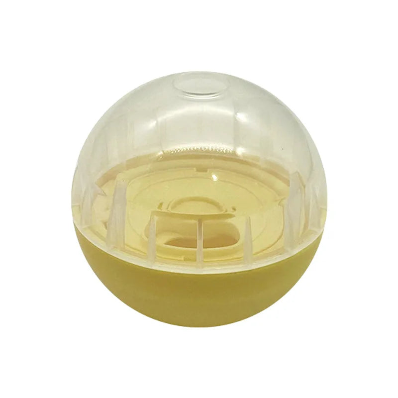 IQ Treat Ball Dog Treat Dispenser, Interactive Slow Feeder Toy for Dogs, 4-Inch Food Puzzle Ball for Training and Stimulation